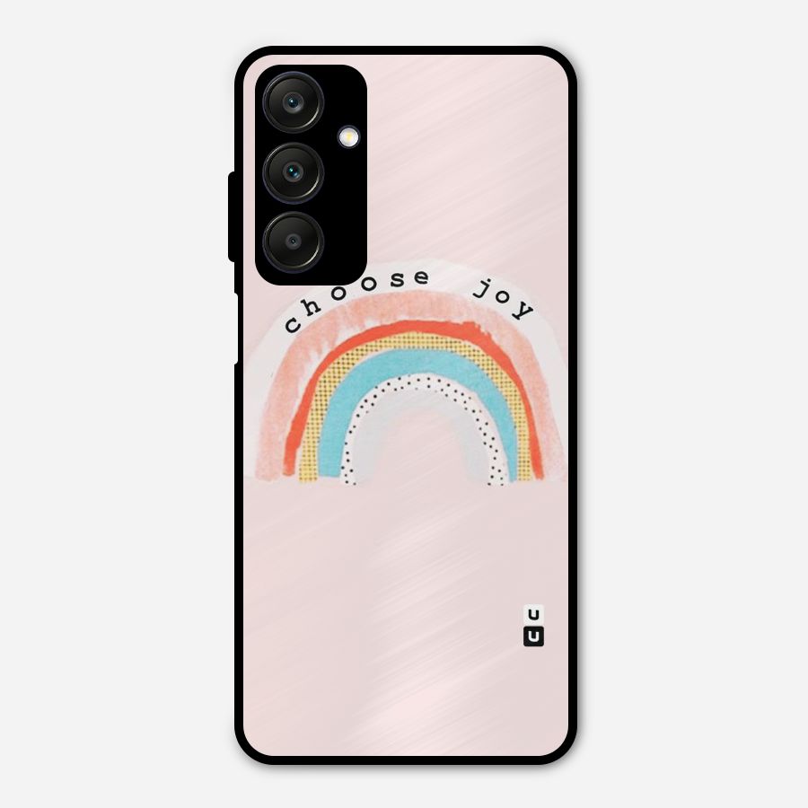 Choose Joy Metal Back Case for Galaxy A25 5G
