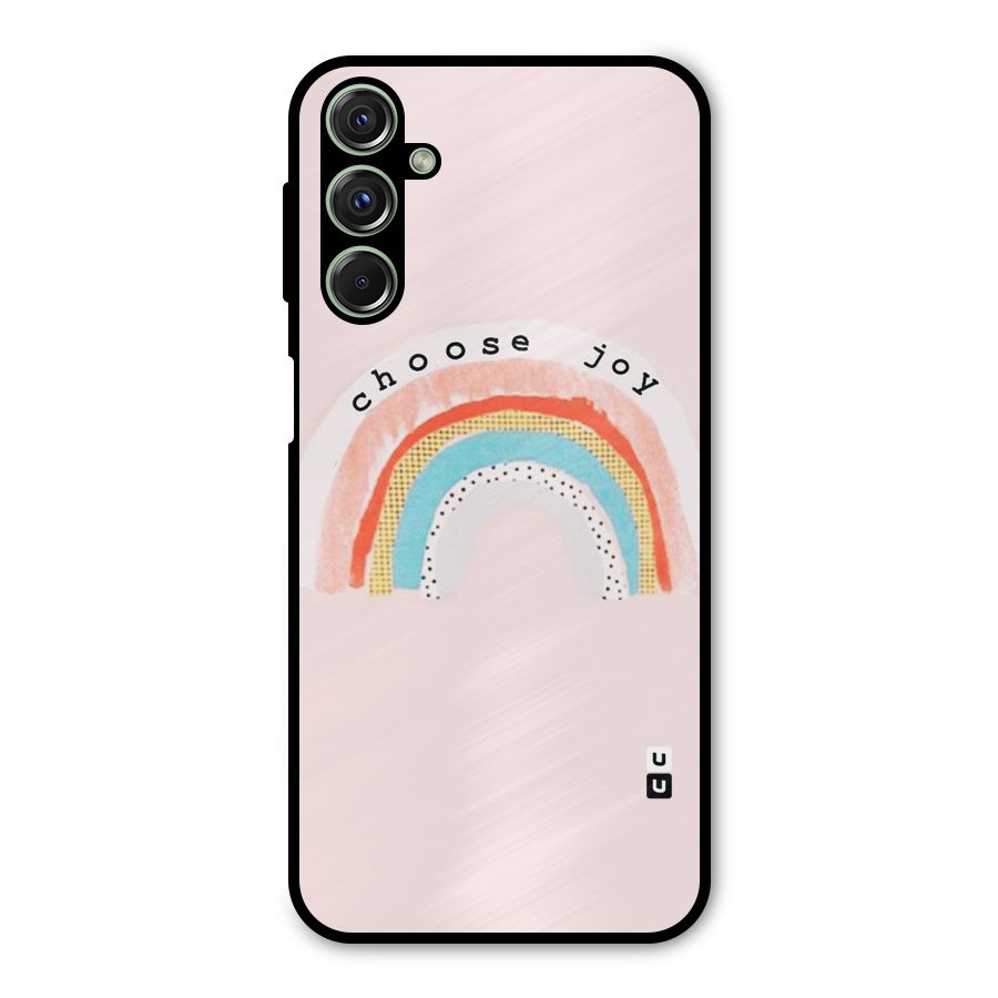 Choose Joy Metal Back Case for Galaxy F34