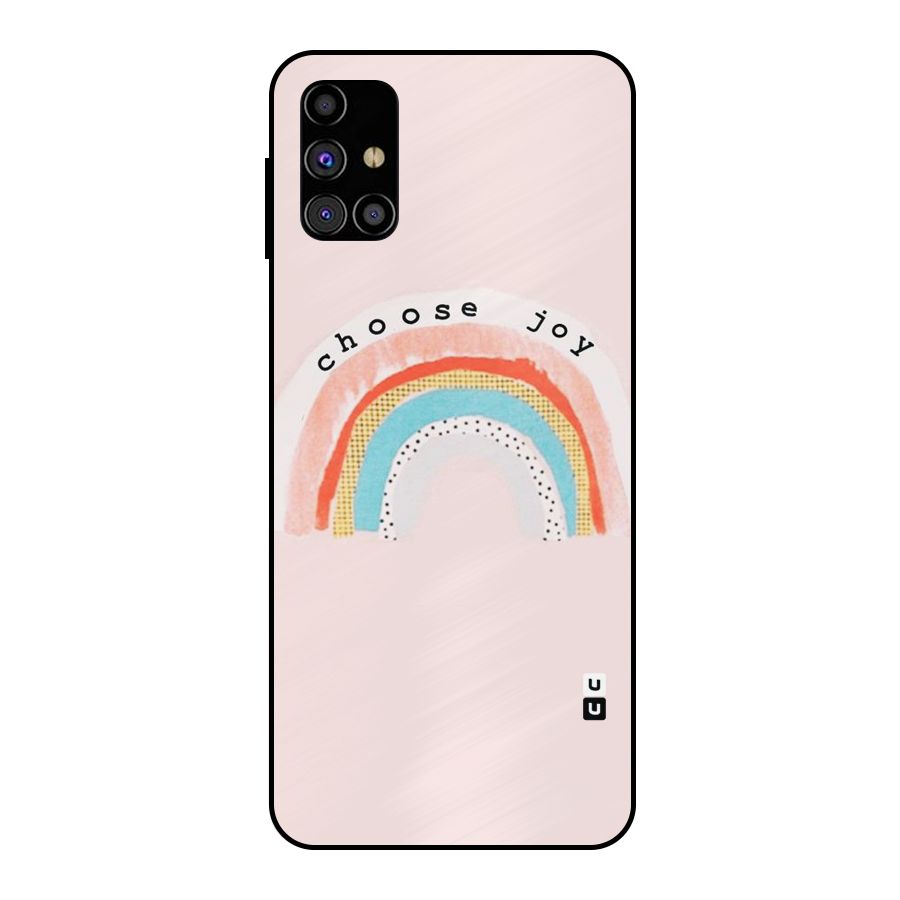 Choose Joy Metal Back Case for Galaxy M31s