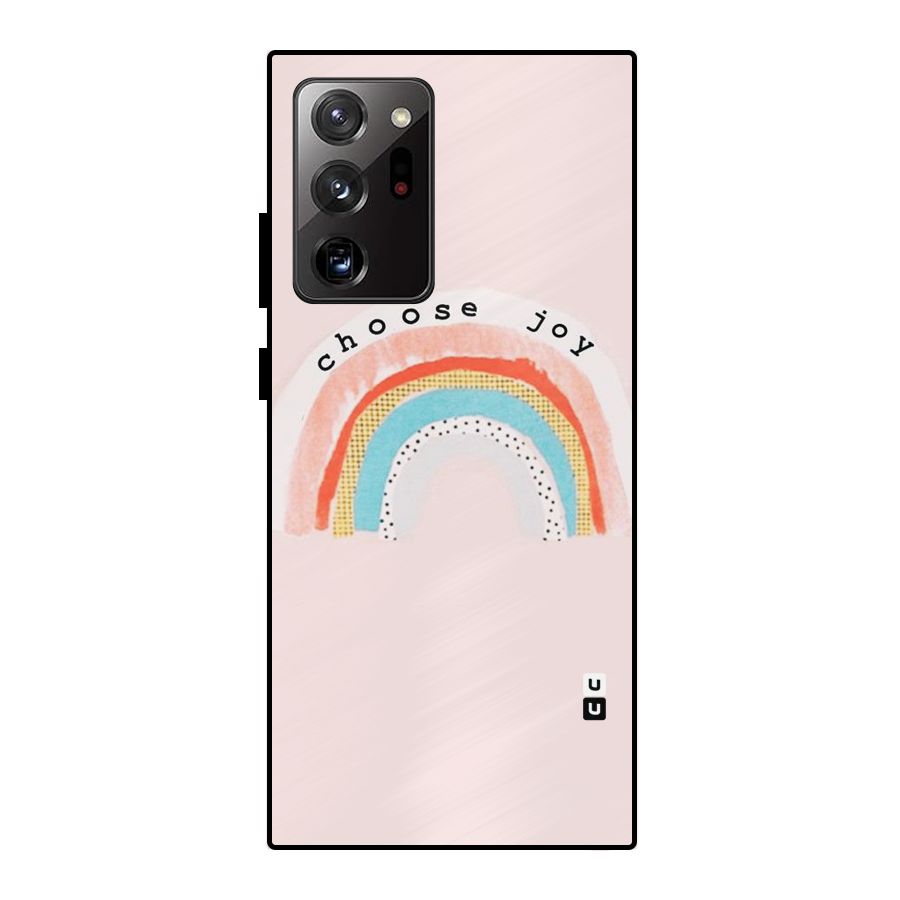 Choose Joy Metal Back Case for Galaxy Note 20 Ultra 5G