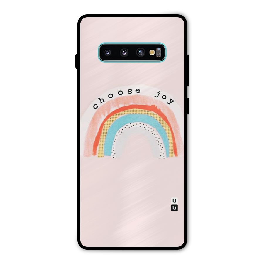 Choose Joy Metal Back Case for Galaxy S10 Plus