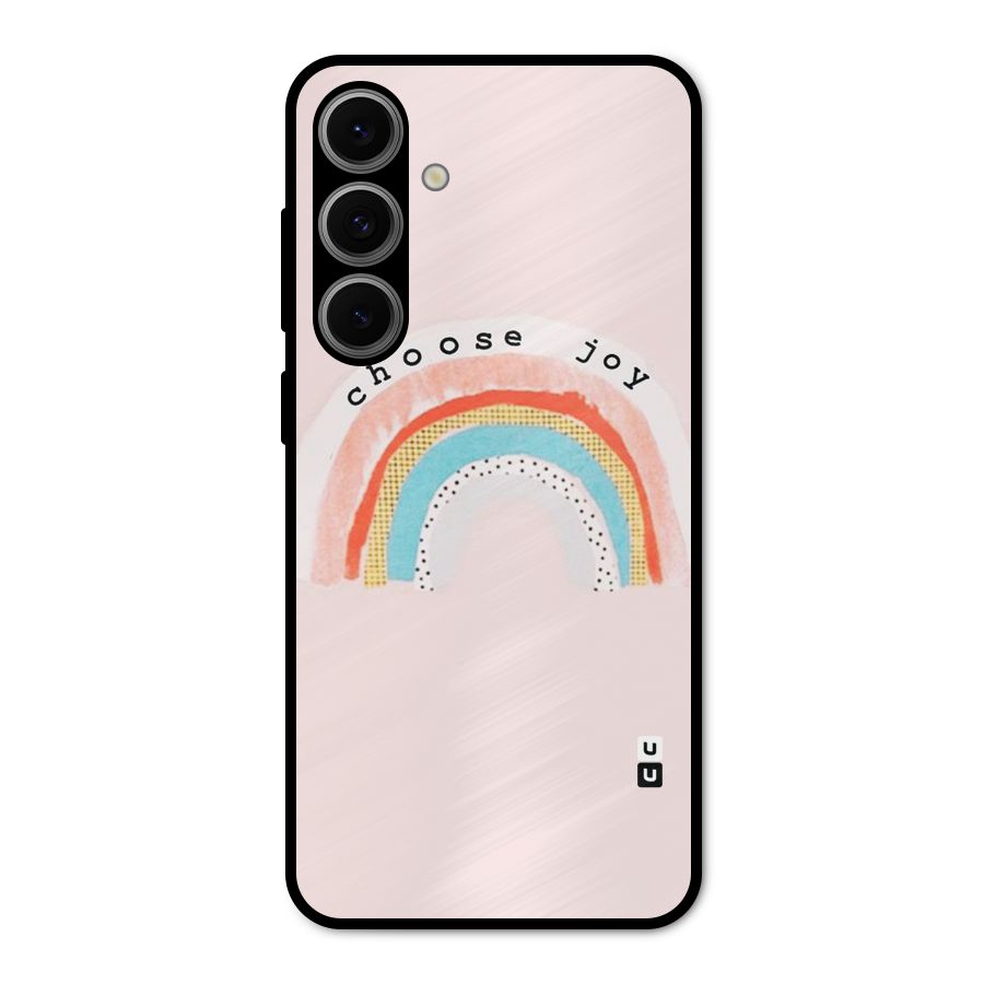 Choose Joy Metal Back Case for Galaxy S24 FE