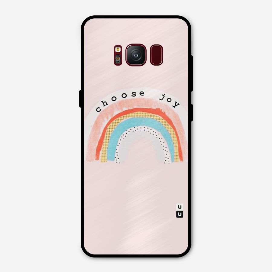 Choose Joy Metal Back Case for Galaxy S8