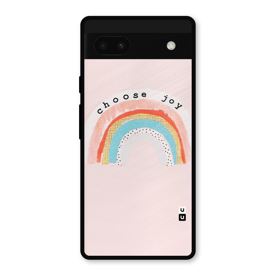 Choose Joy Metal Back Case for Google Pixel 6a