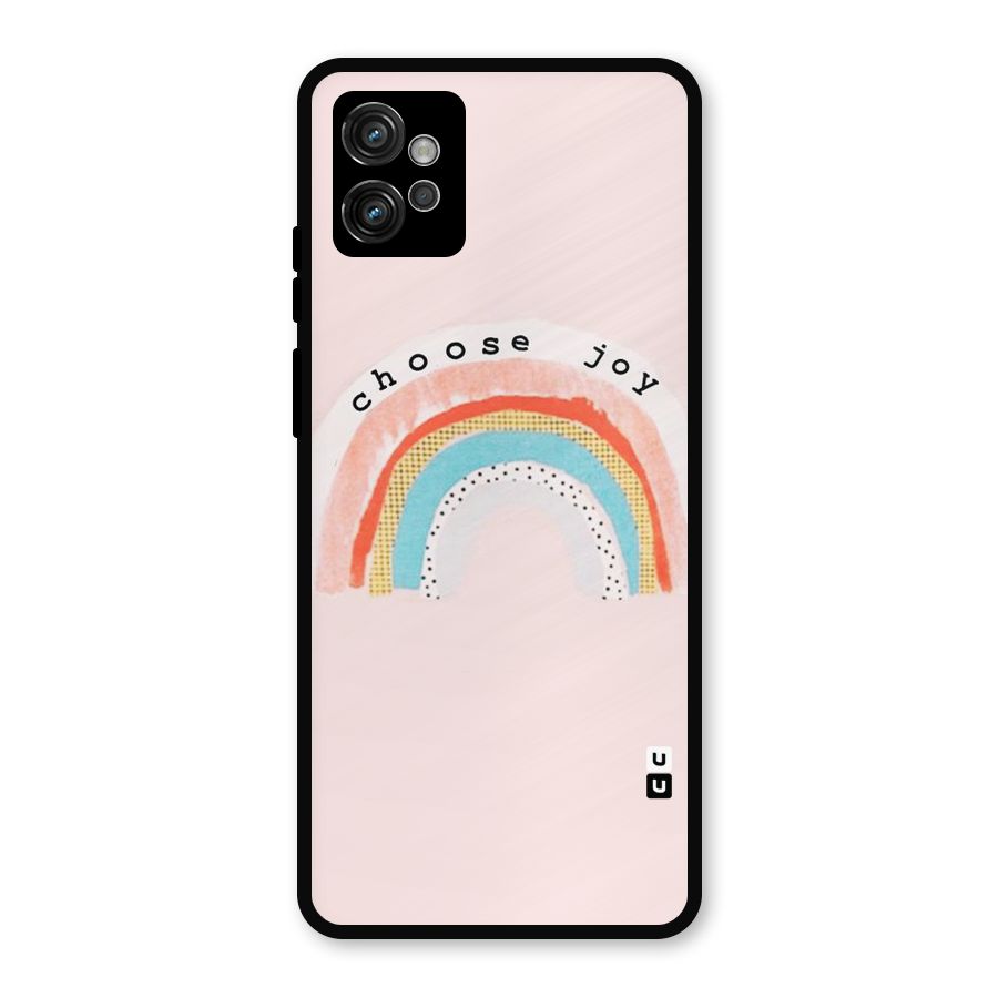 Choose Joy Metal Back Case for Moto G32