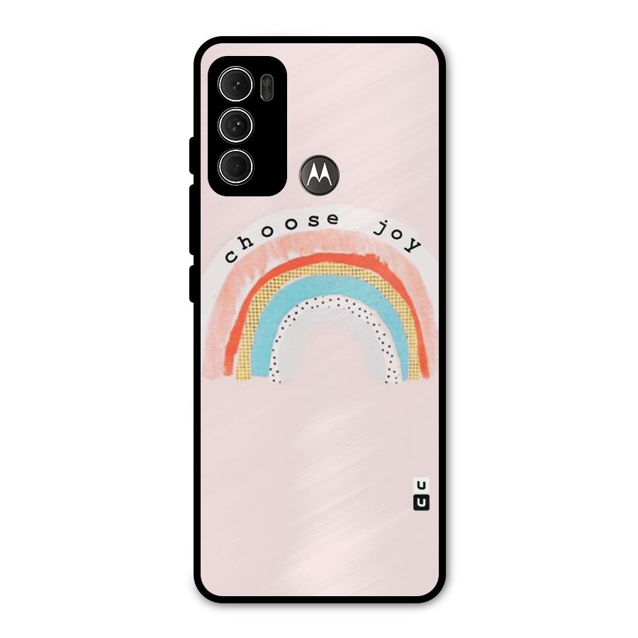 Choose Joy Metal Back Case for Moto G60