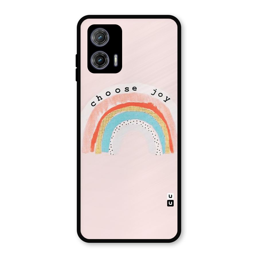 Choose Joy Metal Back Case for Moto G73