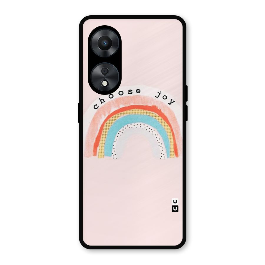Choose Joy Metal Back Case for Oppo A78