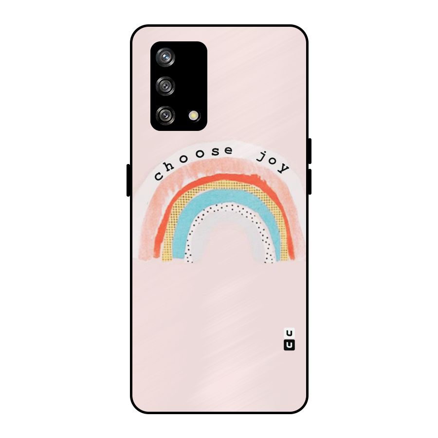 Choose Joy Metal Back Case for Oppo F19