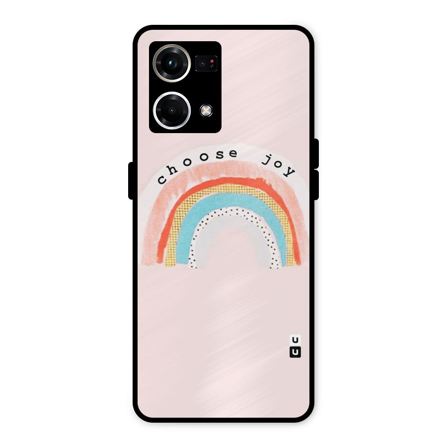 Choose Joy Metal Back Case for Oppo F21 Pro 4G