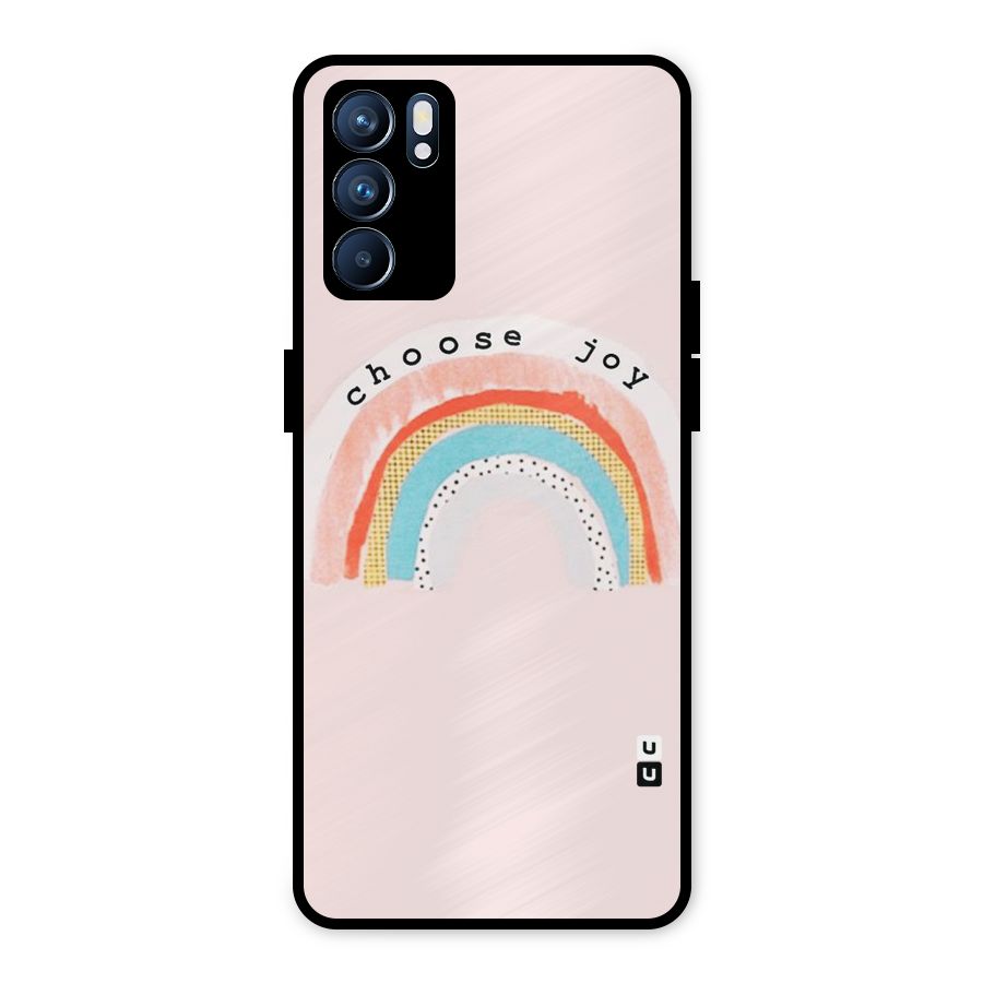 Choose Joy Metal Back Case for Oppo Reno6 5G