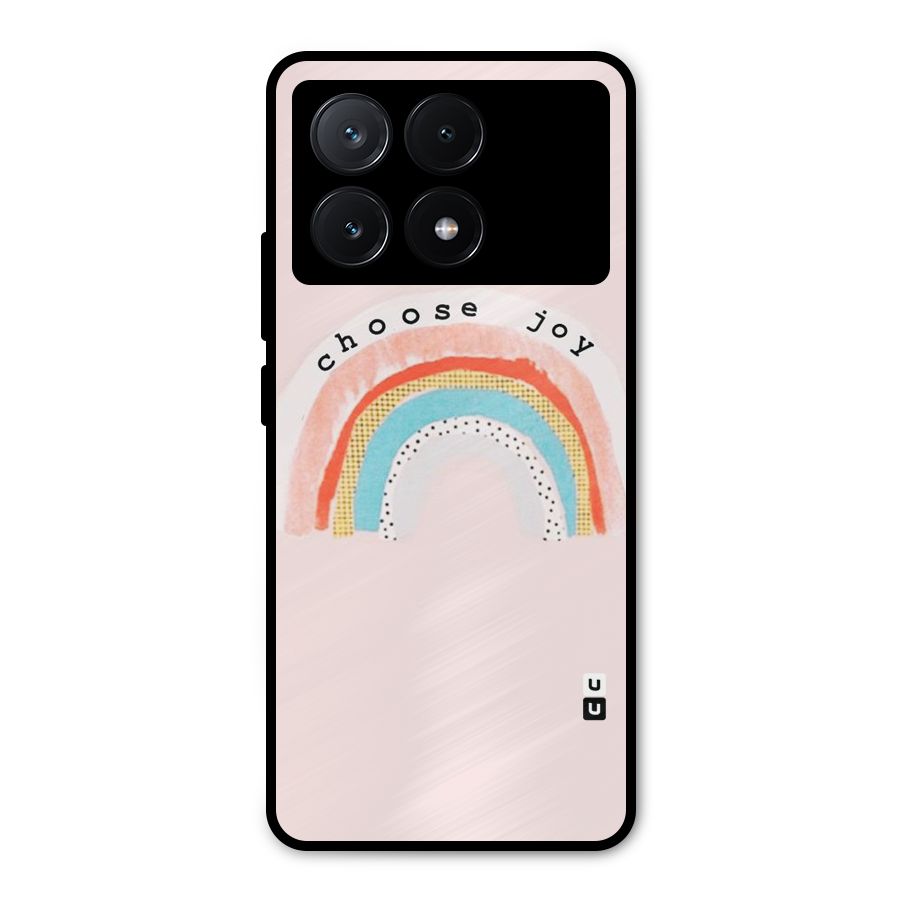 Choose Joy Metal Back Case for Poco X6 Pro