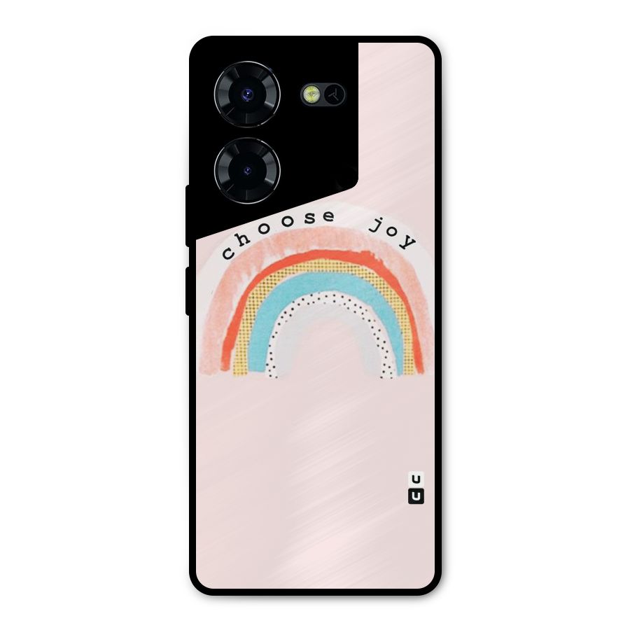 Choose Joy Metal Back Case for Tecno Pova 5 Pro 5G