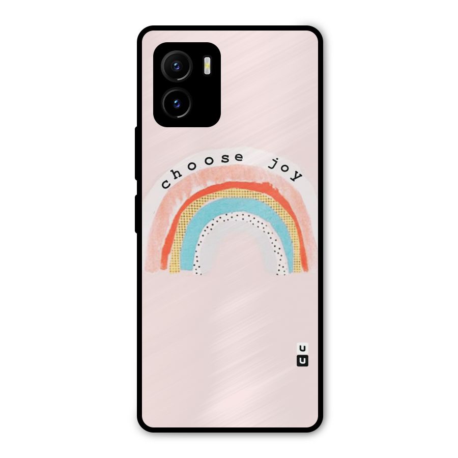 Choose Joy Metal Back Case for Vivo Y15s