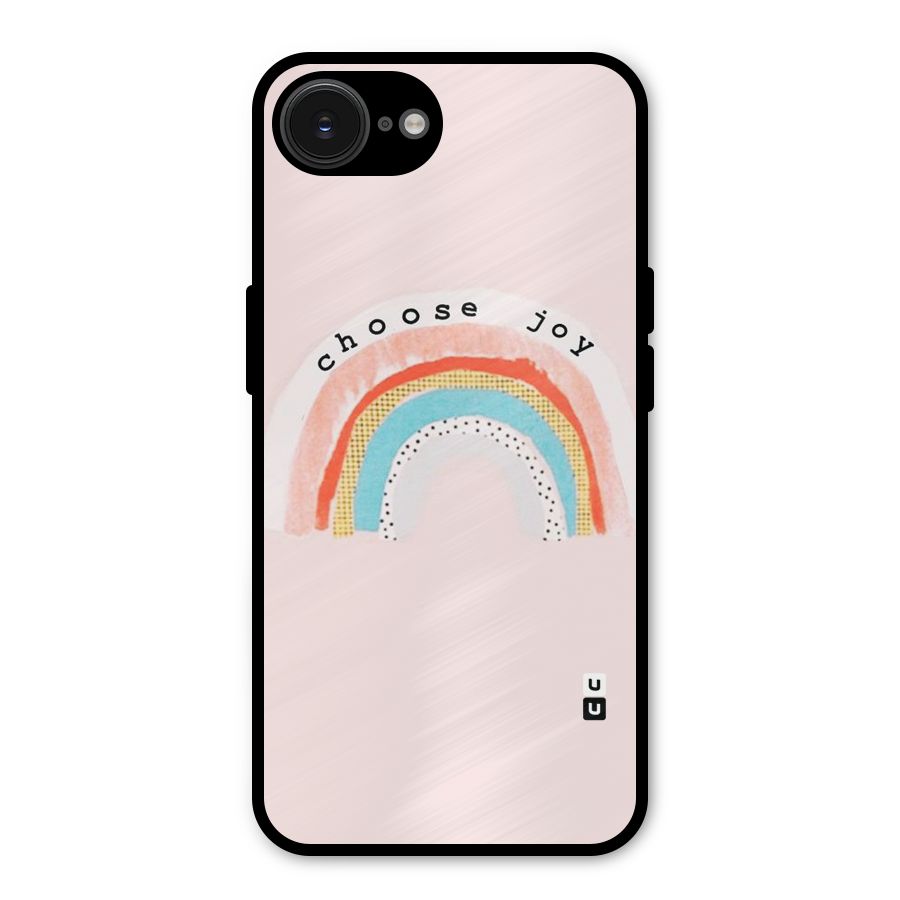 Choose Joy Metal Back Case for iPhone 16e