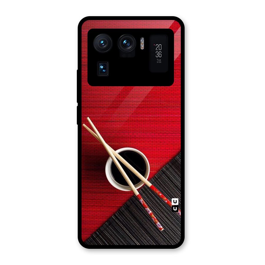 Chopstick Design Glass Back Case for Mi 11 Ultra