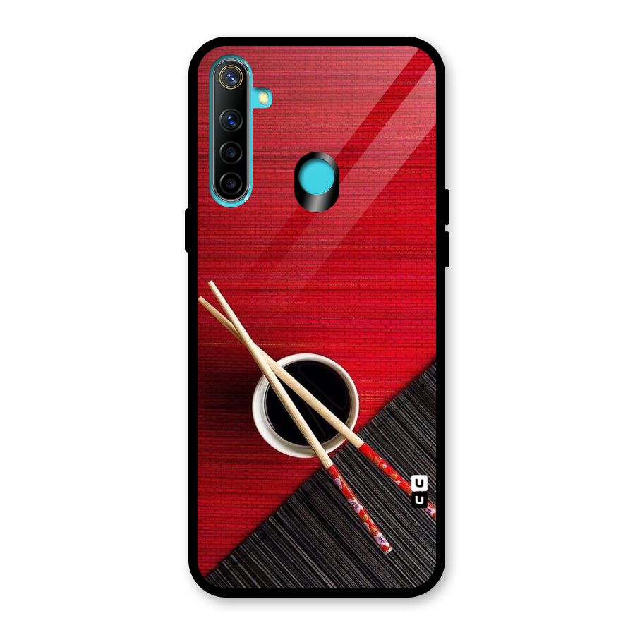 Chopstick Design Glass Back Case for Realme Narzo 10