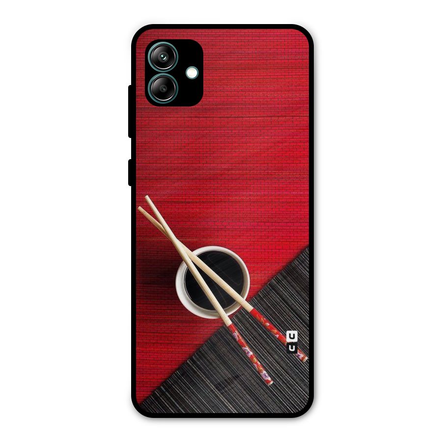 Chopstick Design Metal Back Case for Galaxy A04