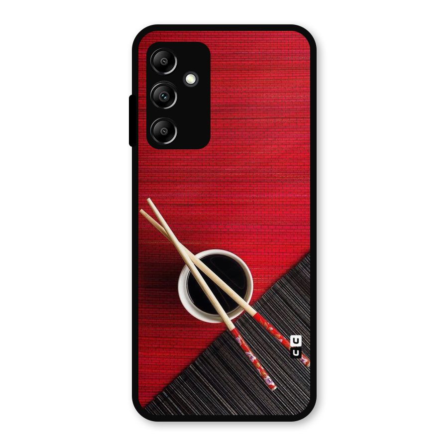 Chopstick Design Metal Back Case for Galaxy A14 5G