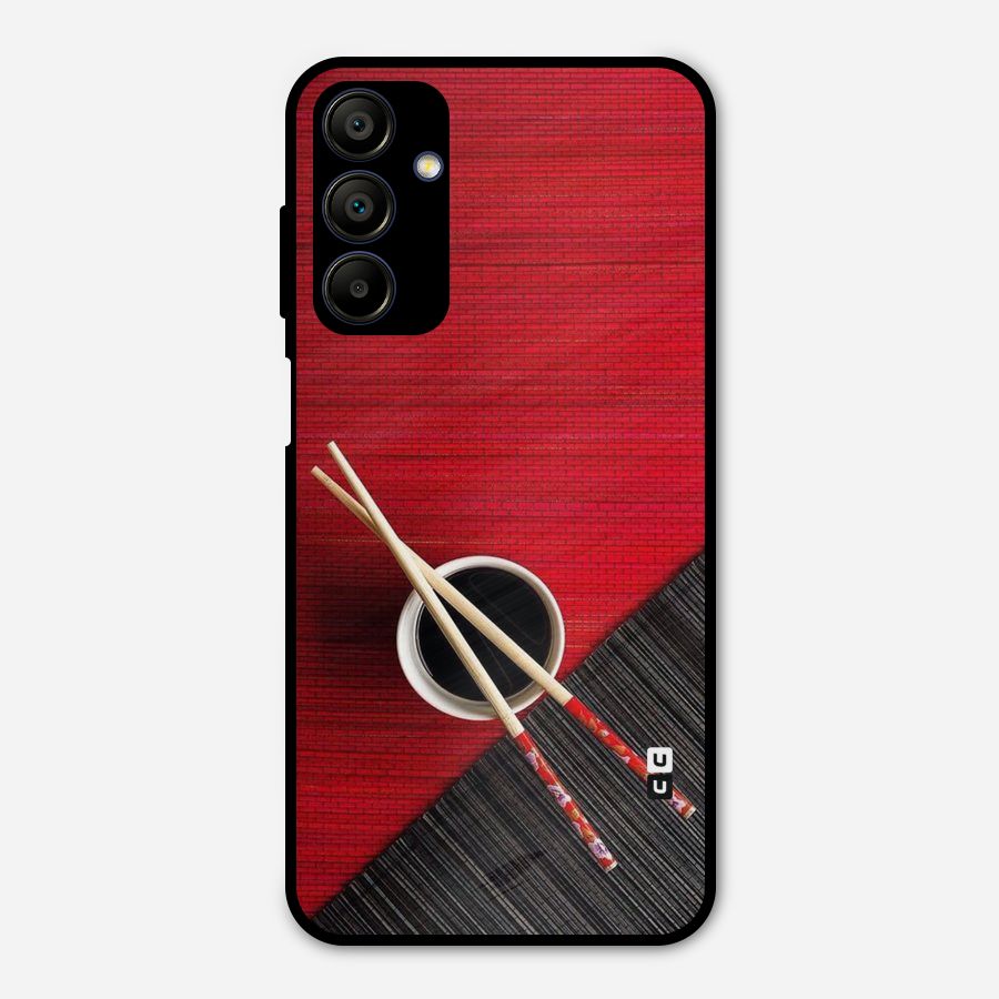 Chopstick Design Metal Back Case for Galaxy A15 5G