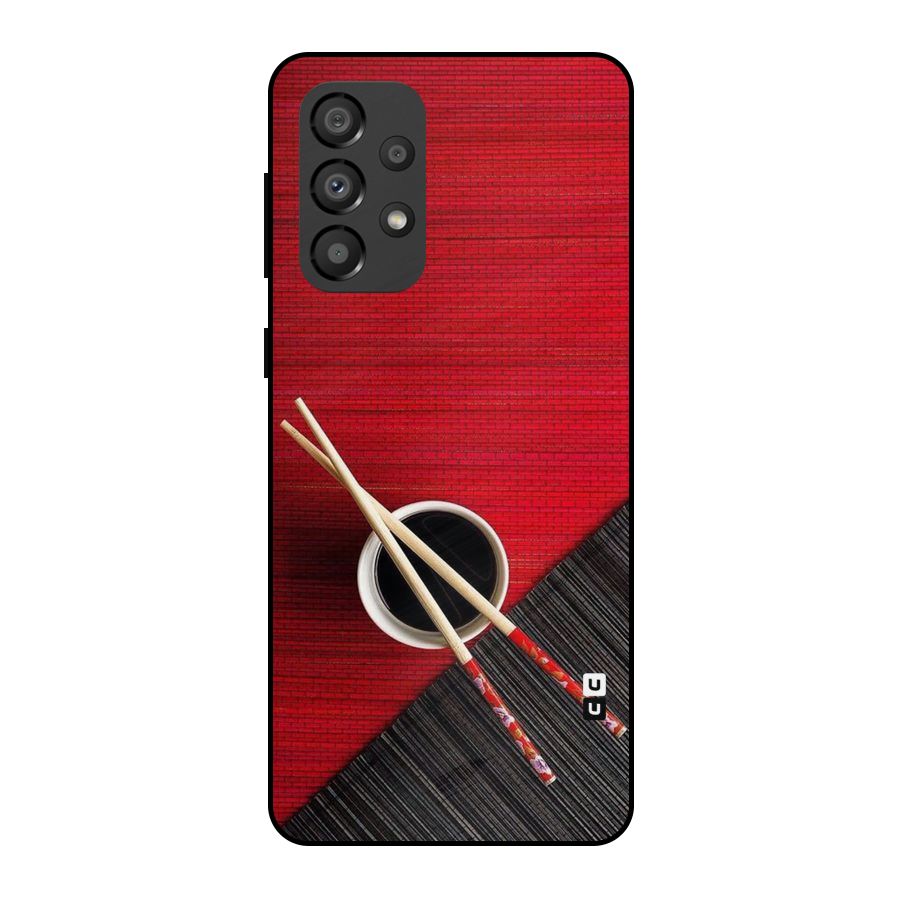 Chopstick Design Metal Back Case for Galaxy A33 5G