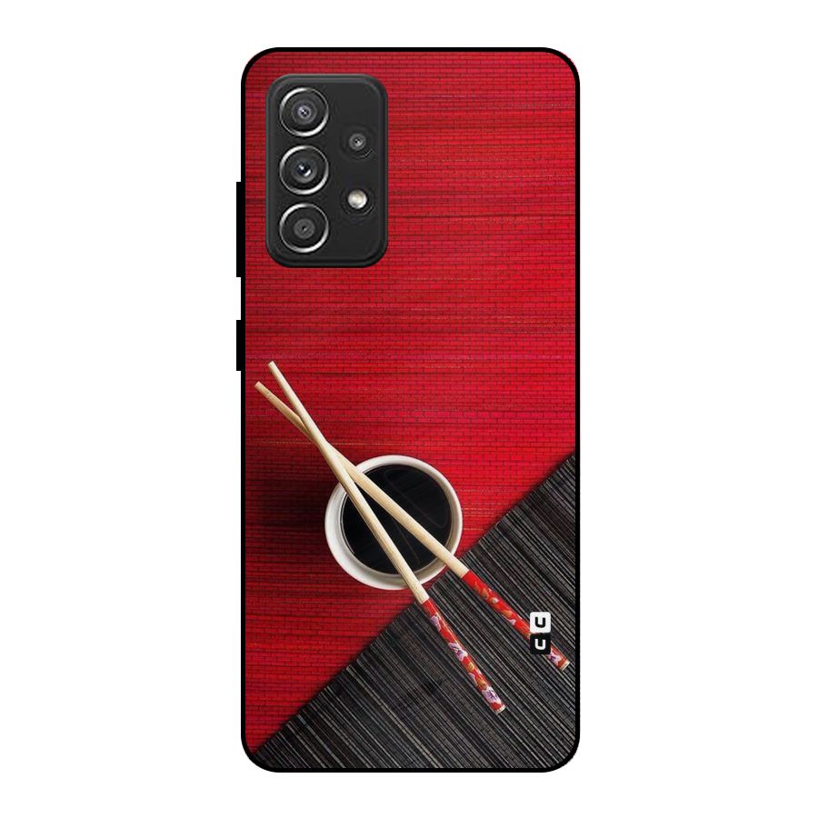 Chopstick Design Metal Back Case for Galaxy A52s 5G