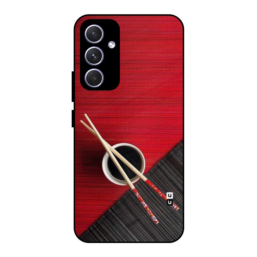 Chopstick Design Metal Back Case for Galaxy A54