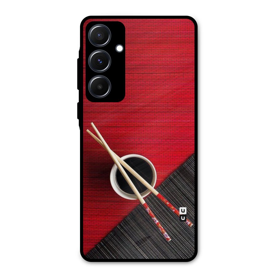 Chopstick Design Metal Back Case for Galaxy A55
