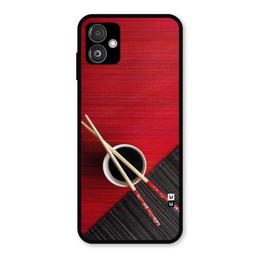 Chopstick Design Metal Back Case for Galaxy F14