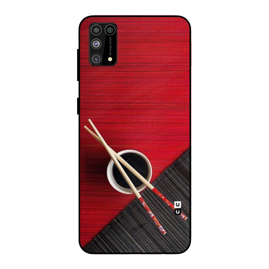 Chopstick Design Metal Back Case for Galaxy F41