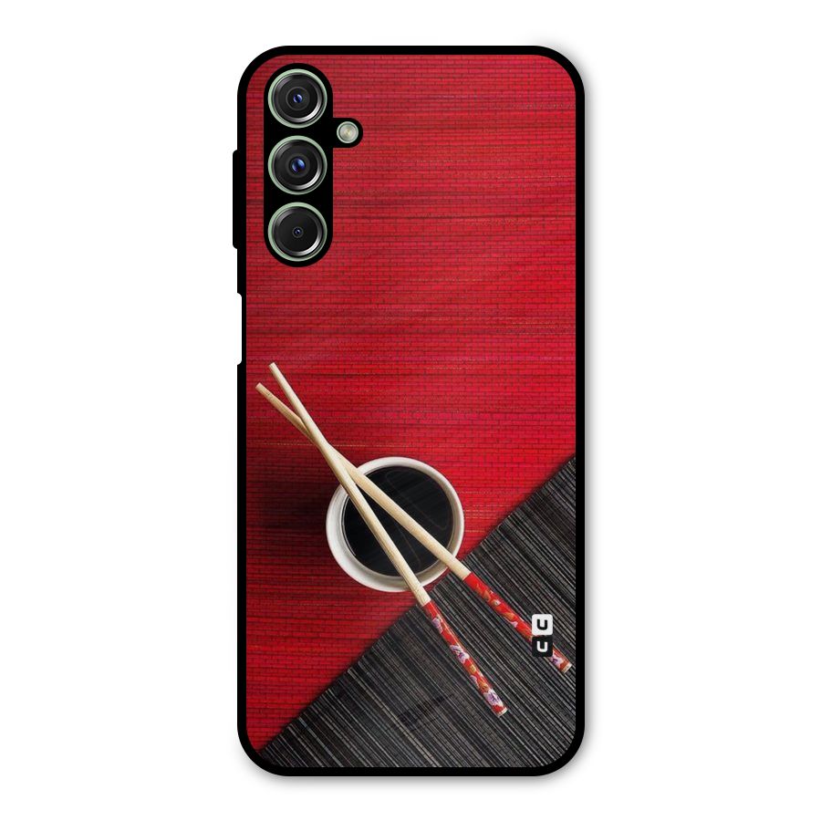Chopstick Design Metal Back Case for Galaxy M34