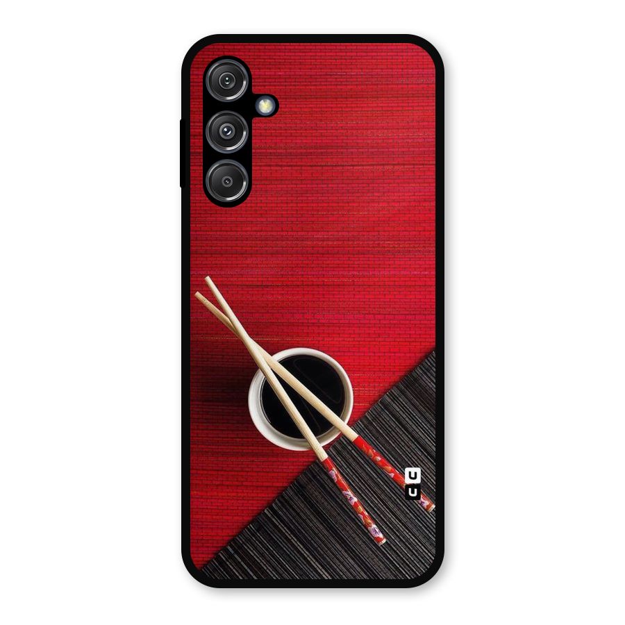 Chopstick Design Metal Back Case for Galaxy M34 5G
