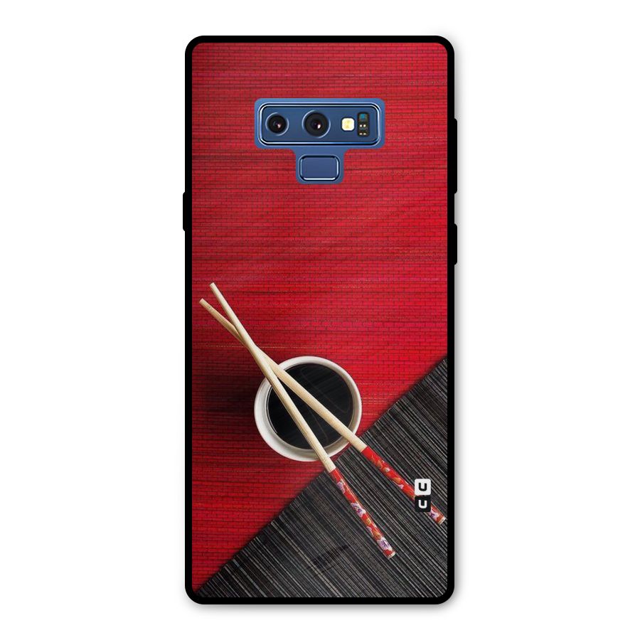 Chopstick Design Metal Back Case for Galaxy Note 9
