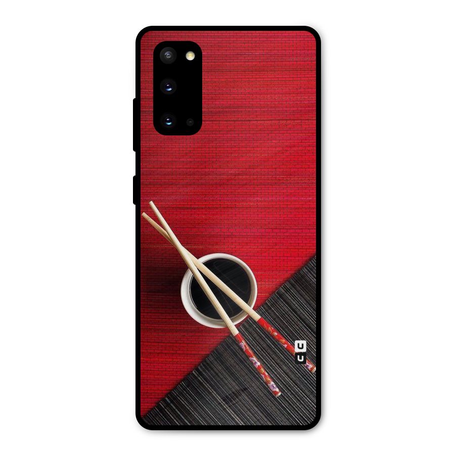 Chopstick Design Metal Back Case for Galaxy S20