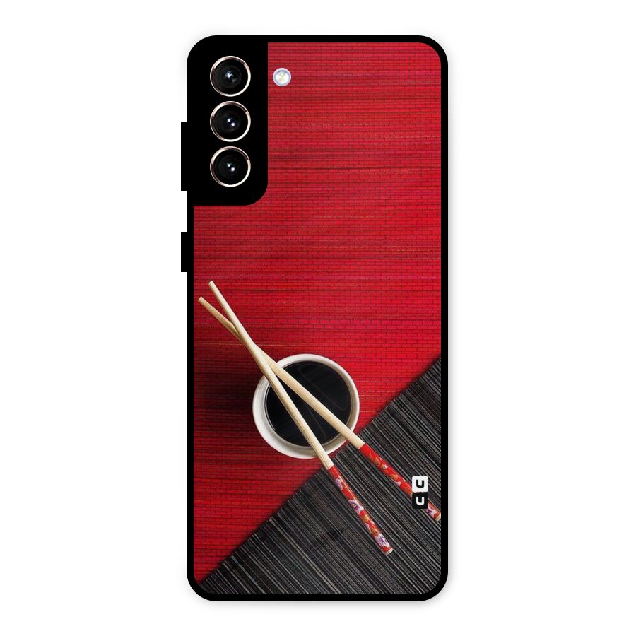 Chopstick Design Metal Back Case for Galaxy S21 Plus