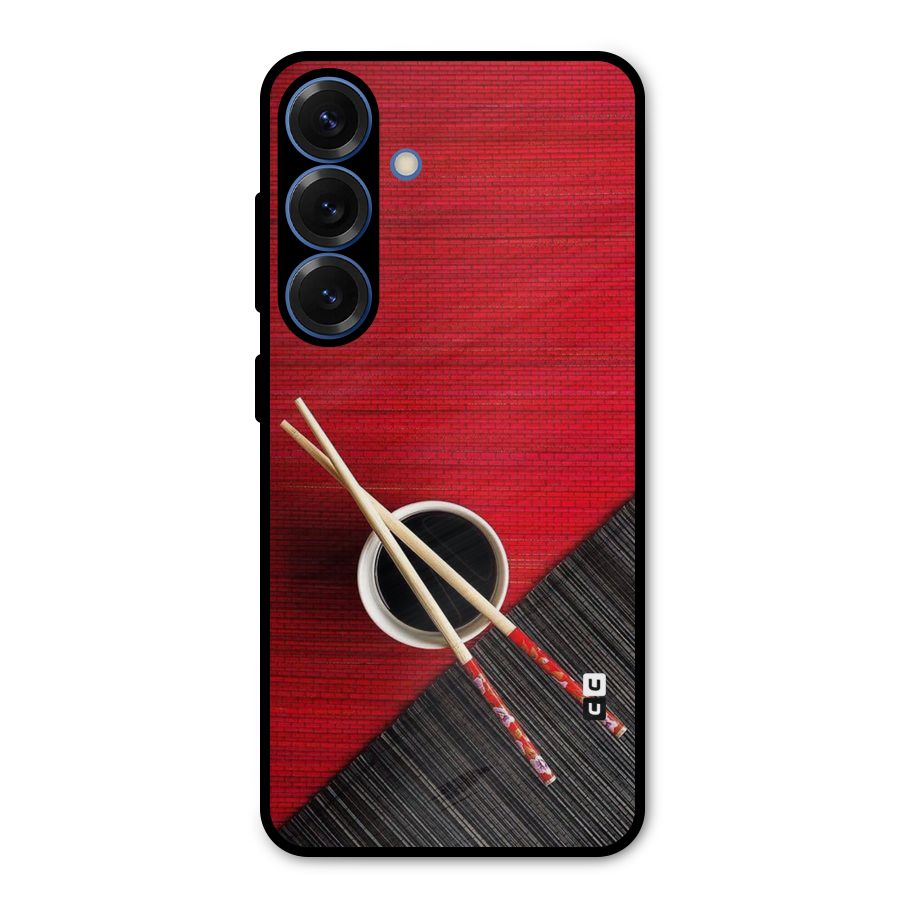 Chopstick Design Metal Back Case for Galaxy S25