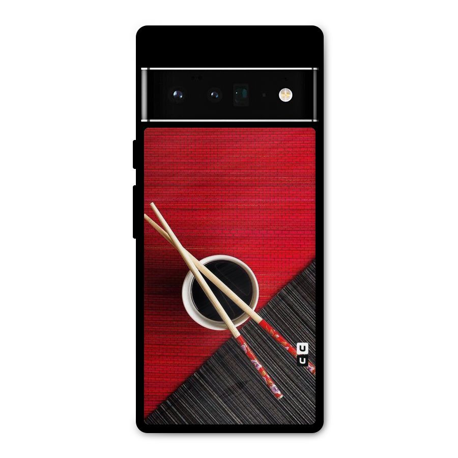 Chopstick Design Metal Back Case for Google Pixel 6 Pro