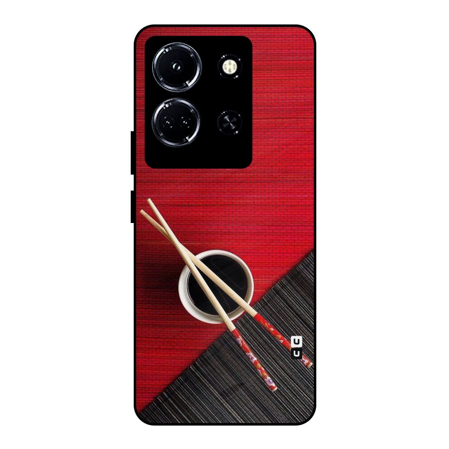 Chopstick Design Metal Back Case for Infinix Note 30 5G
