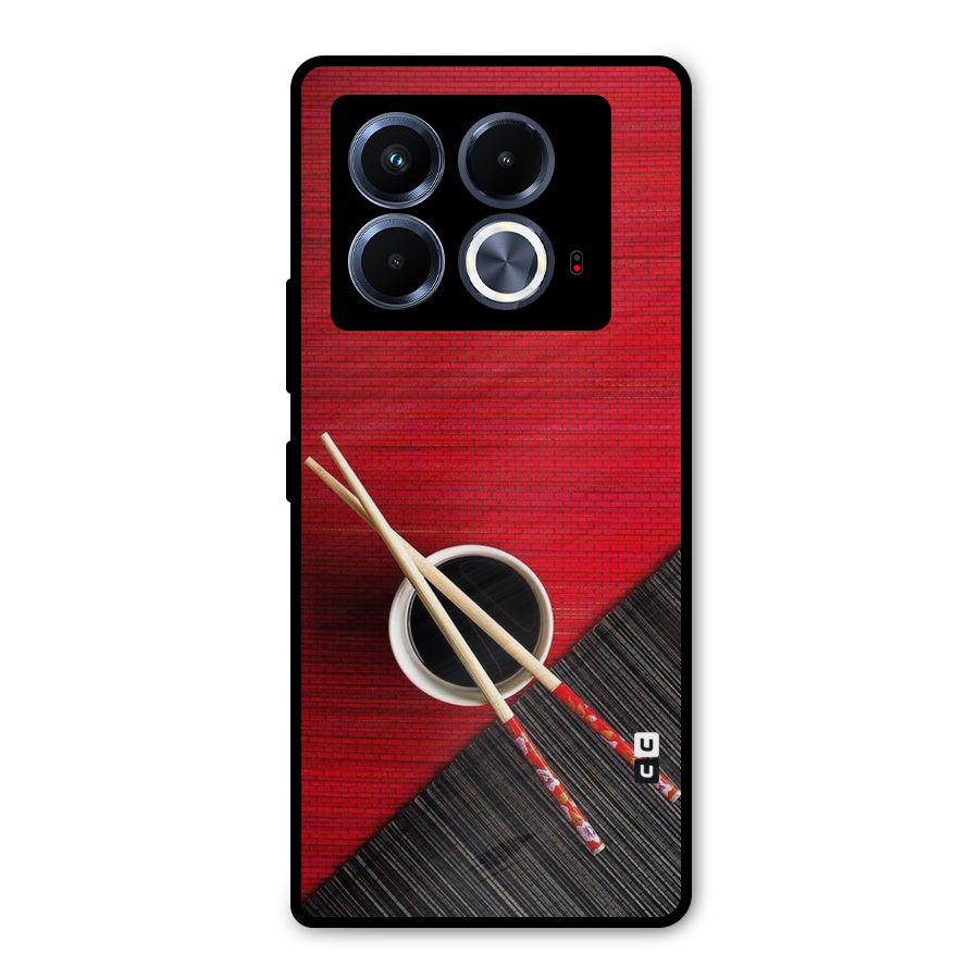 Chopstick Design Metal Back Case for Infinix Note 40 5G