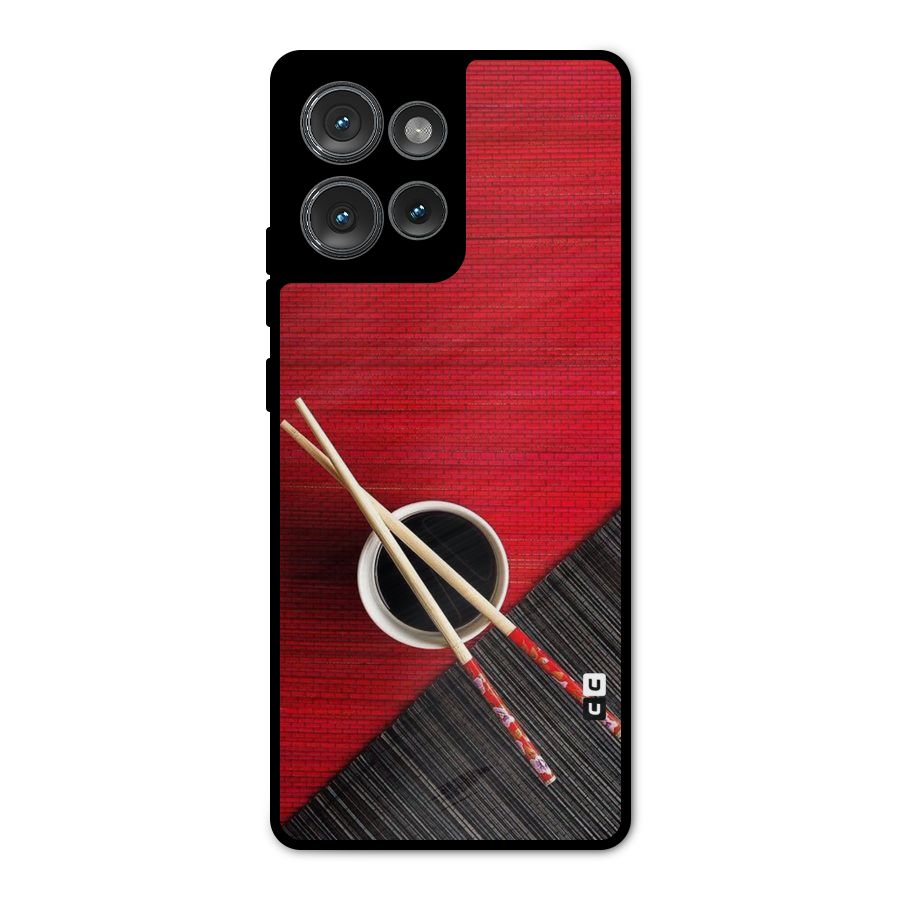 Chopstick Design Metal Back Case for Motorola Edge 50