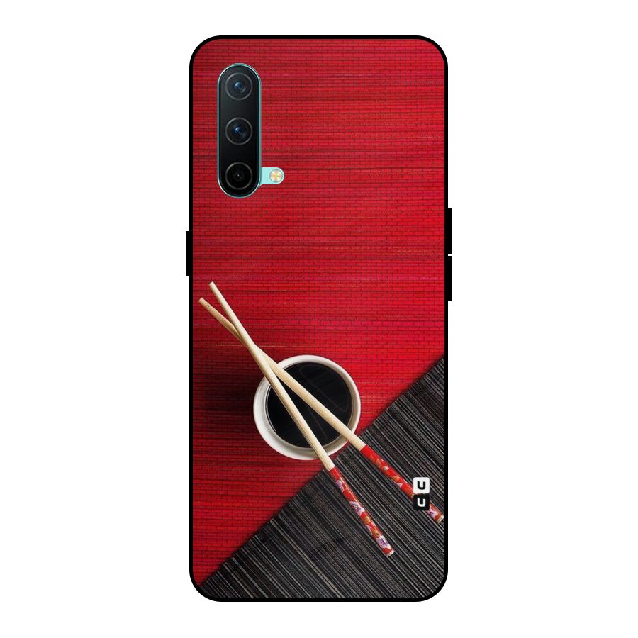 Chopstick Design Metal Back Case for OnePlus Nord CE 5G