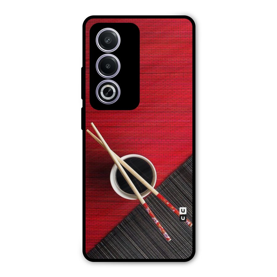 Chopstick Design Metal Back Case for Oppo A3 Pro