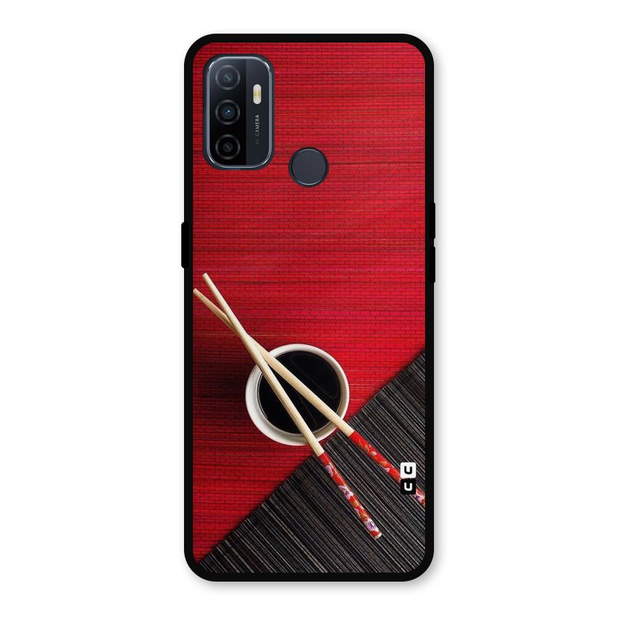 Chopstick Design Metal Back Case for Oppo A53