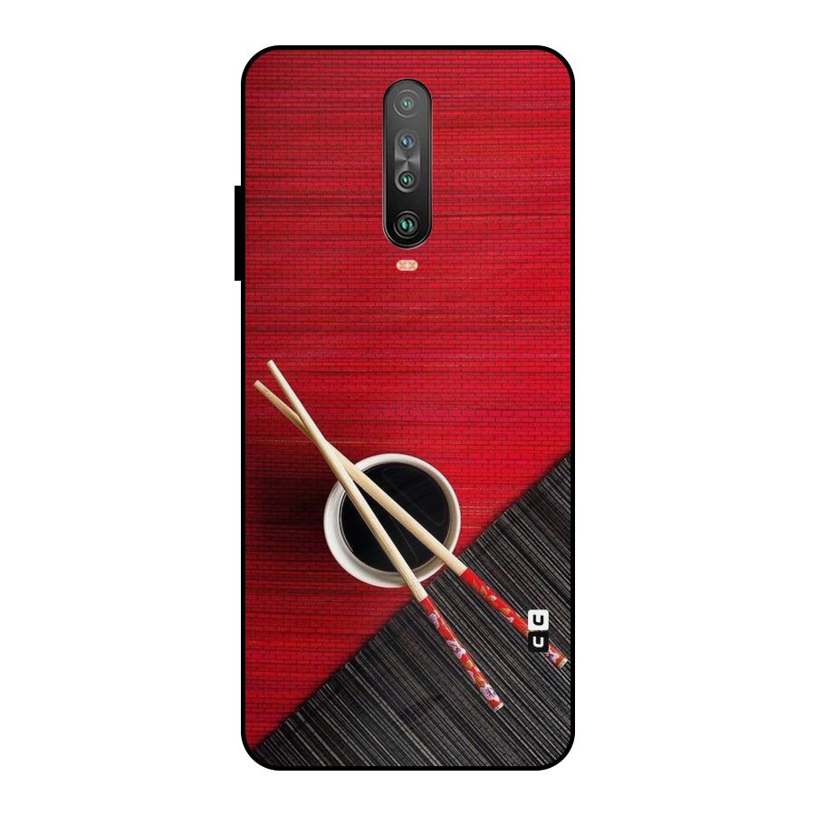 Chopstick Design Metal Back Case for Poco X2