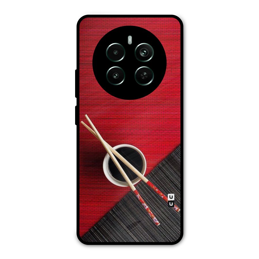Chopstick Design Metal Back Case for Realme 12 Pro Plus