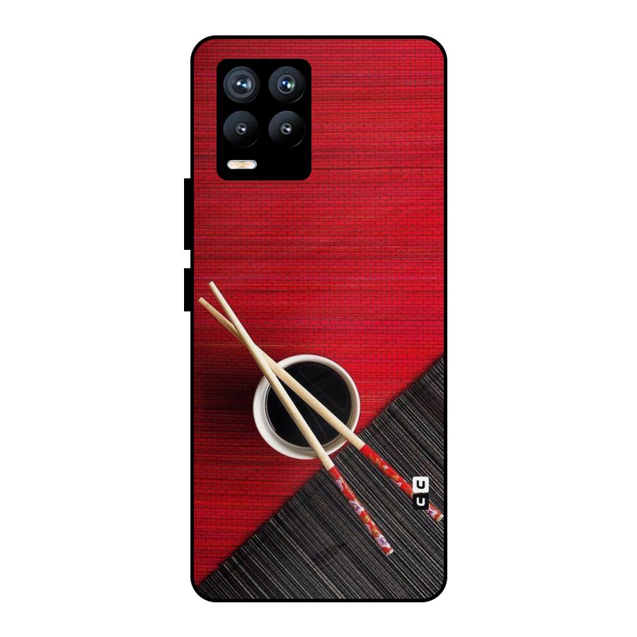 Chopstick Design Metal Back Case for Realme 8 Pro