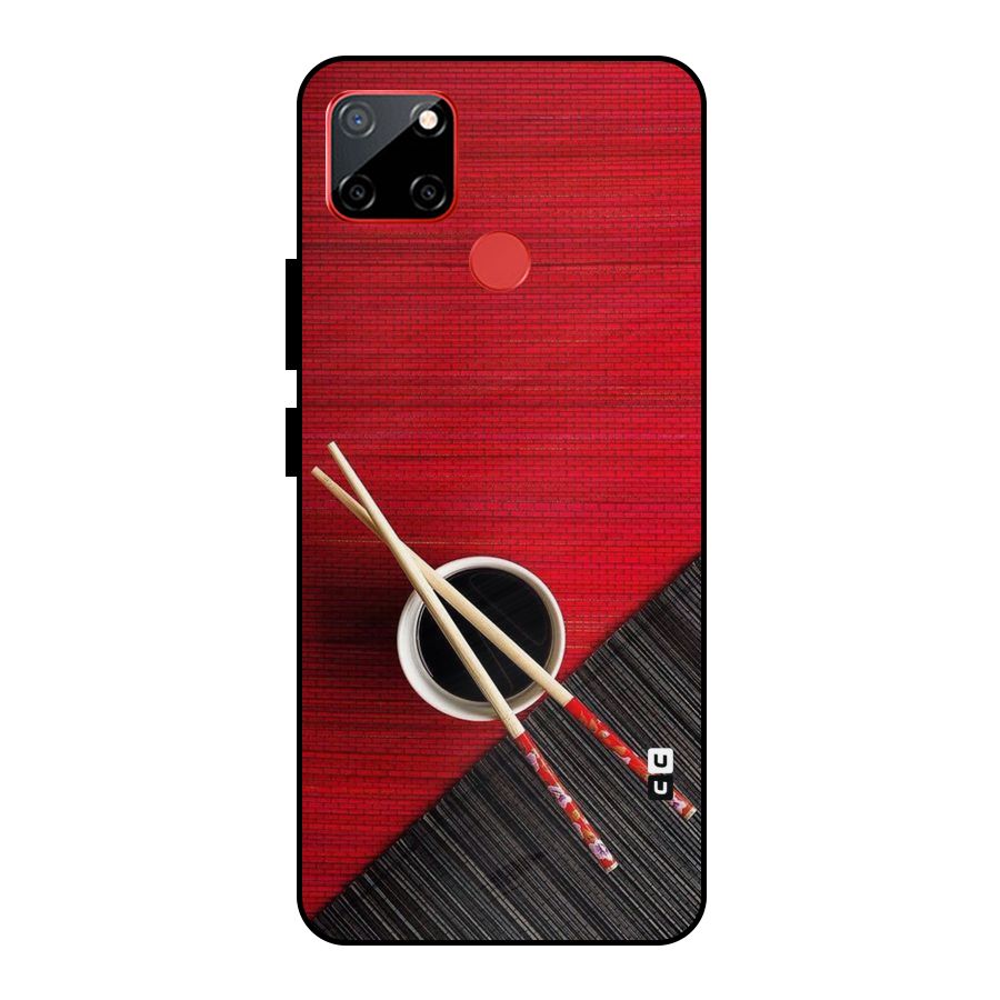 Chopstick Design Metal Back Case for Realme C12