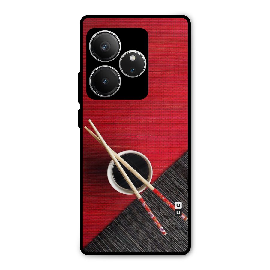 Chopstick Design Metal Back Case for Realme GT 6
