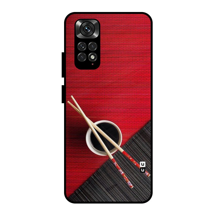 Chopstick Design Metal Back Case for Redmi Note 11 Pro Plus 5G