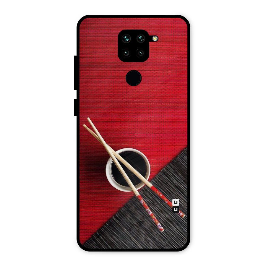 Chopstick Design Metal Back Case for Redmi Note 9